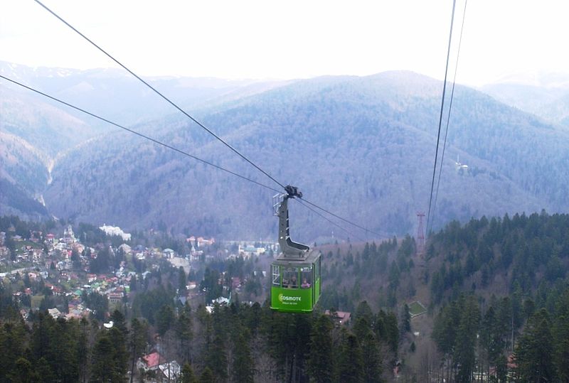 Prahova Valley from Cable Car