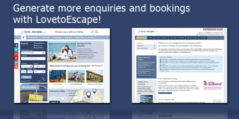 Advertising Holiday Cottages Homes Promote And Manage Multiple Prope