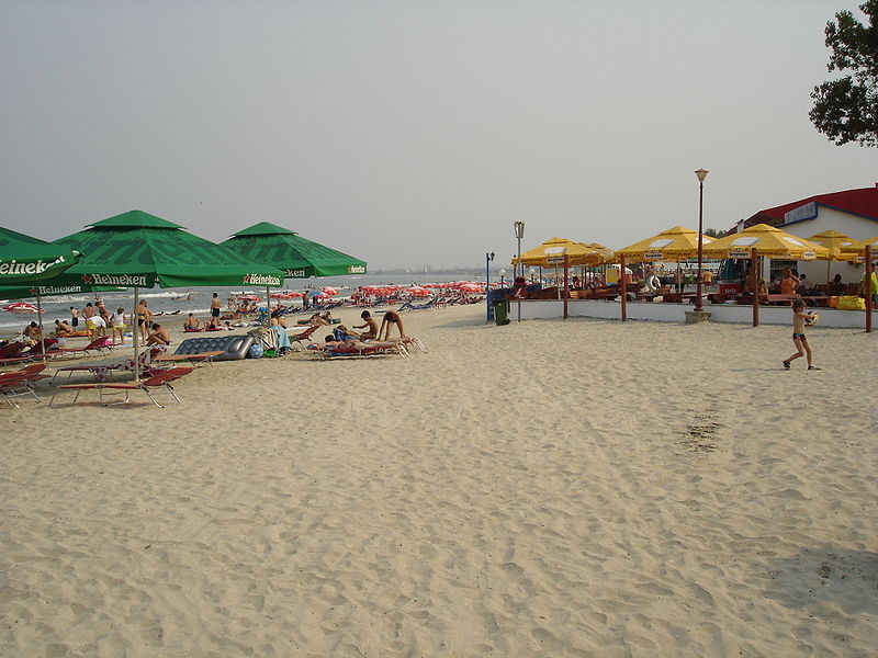 Resort Mamaia on the Black Sea Coast, Romania
