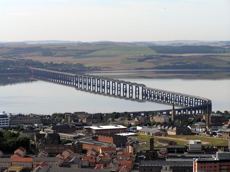 Tay Bridge from Dundee