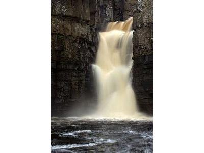 Loch, Lake, Waterfall in Durham, England Loch, Lake, Waterfall in County Durham, England