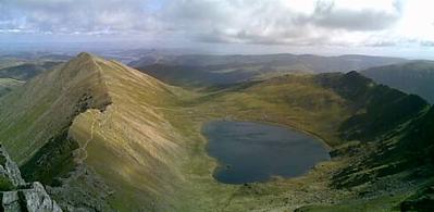 Loch, Lake, Waterfall in Glenridding, England Loch, Lake, Waterfall in Cumbria, England