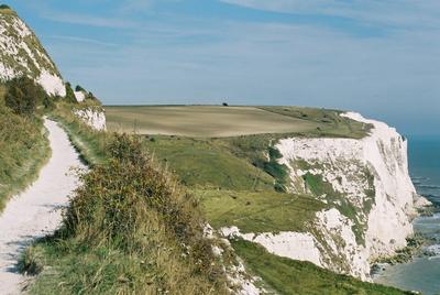 Beach in Dover, England Beach in Kent, England