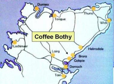 Cafe, Coffee Shop or Tea Room in Golspie, Scotland Cafe, Coffee Shop or Tea Room in The Highlands, Scotland