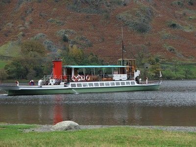 Loch, Lake, Waterfall in Glenridding, England Loch, Lake, Waterfall in Cumbria, England