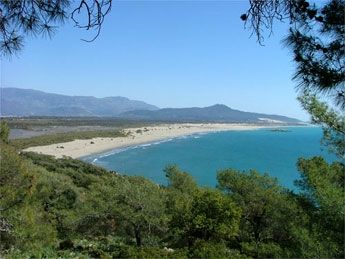 Beach in Lycian Region, Turkey Beach in Dalaman, Turkey